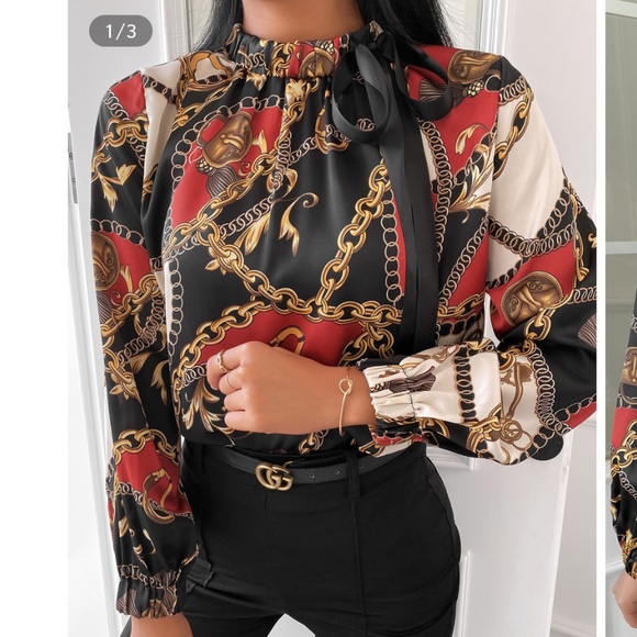 CBR Tops - Chainlink Silk top